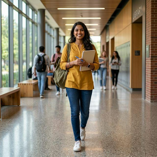 Indian College Student