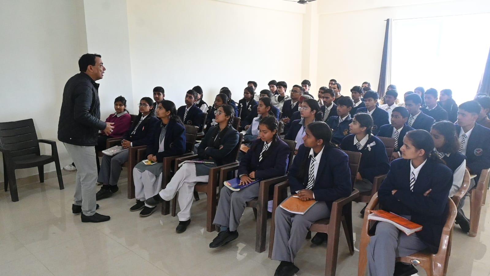 Students exploring various career roadmaps with expert counselors.