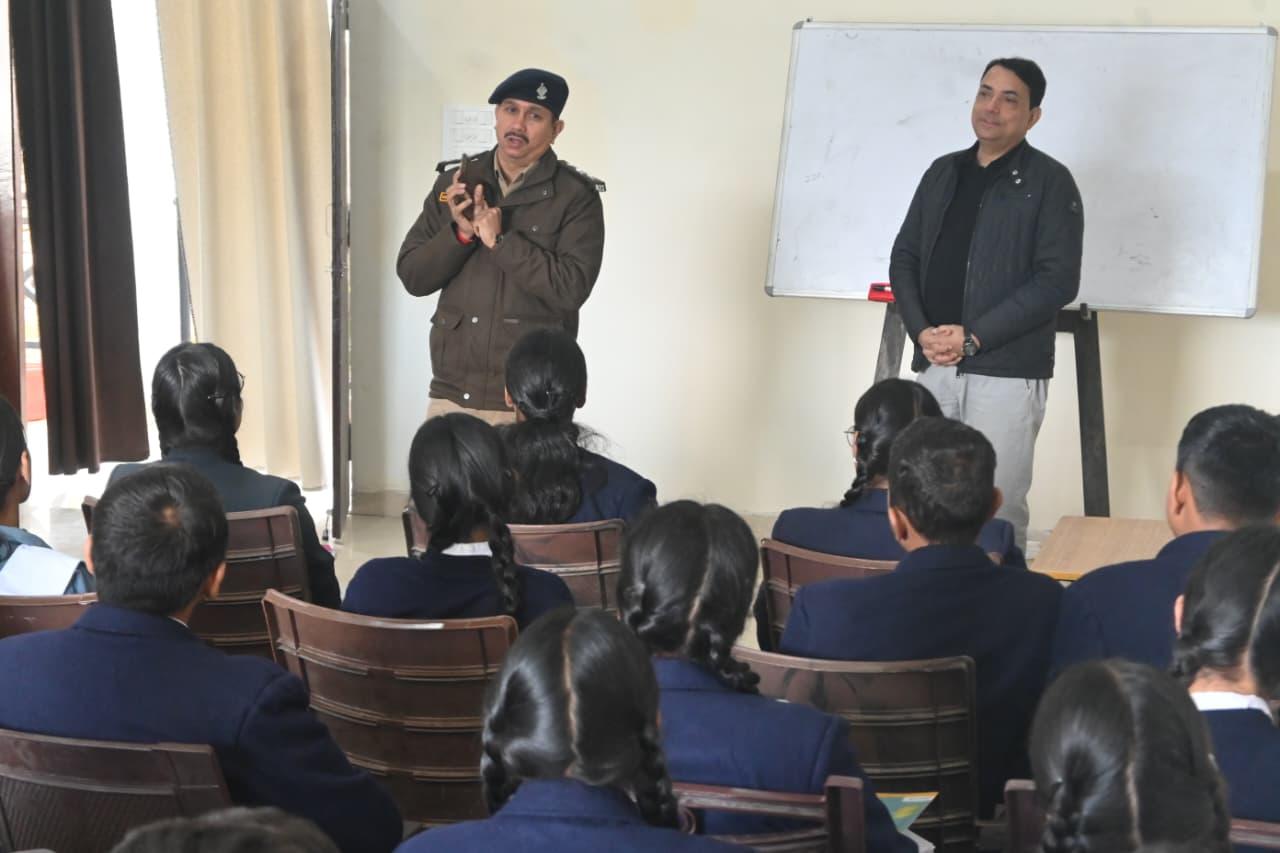 Fostering career awareness among students at our Almora guidance initiative.