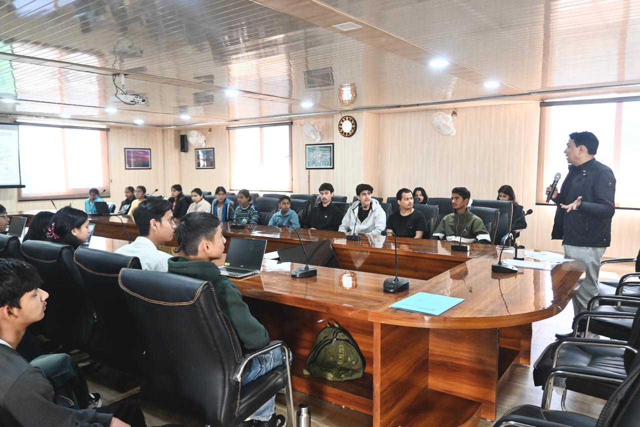 Motivational talk organized for students in Almora.